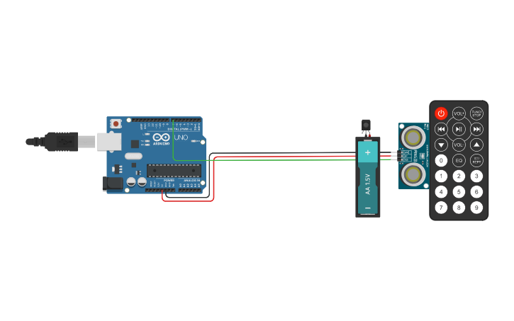 Circuit design How The Ping Sensor Recieves | Tinkercad