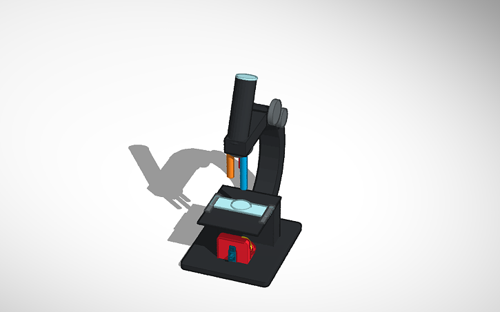 Microscope Cad 3D design Microscope - Tinkercad