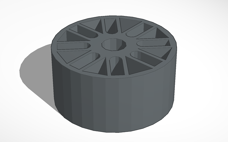 3D design Lightweight Racing Rim (4 mm axle) | Tinkercad