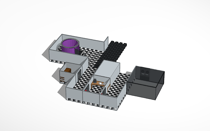 Fnaf Model Base Design 3D design Fnaf 1 pizzeria by Óscar Álvarez - Tinkercad
