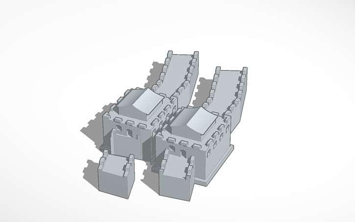 Great Wall Of China Tinkercad