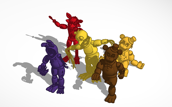 3D design fnaf - Tinkercad