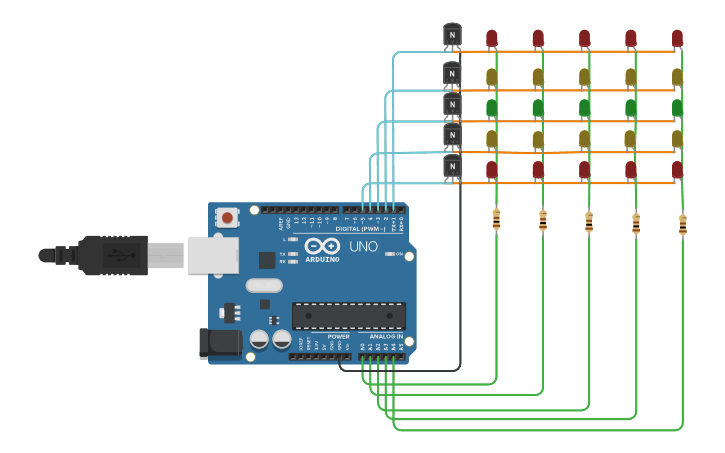 Circuit design 5x5 Led Matrix Activity 2- Errazo, Santos, Tolentino.K ...