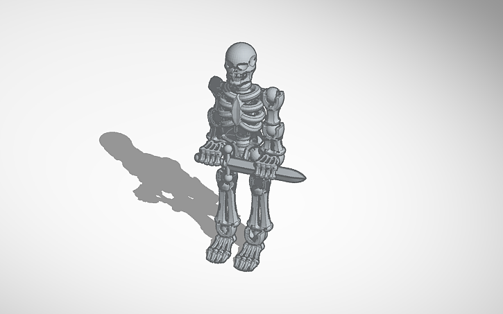 Skeleton Build Inventor 3D design Skeleton! - Tinkercad