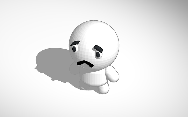 3D design Sad Blanky - Tinkercad