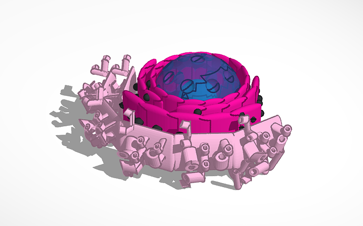 Test Cell Tinker 3D design Endoplasmic Reticulum Testing - Tinkercad