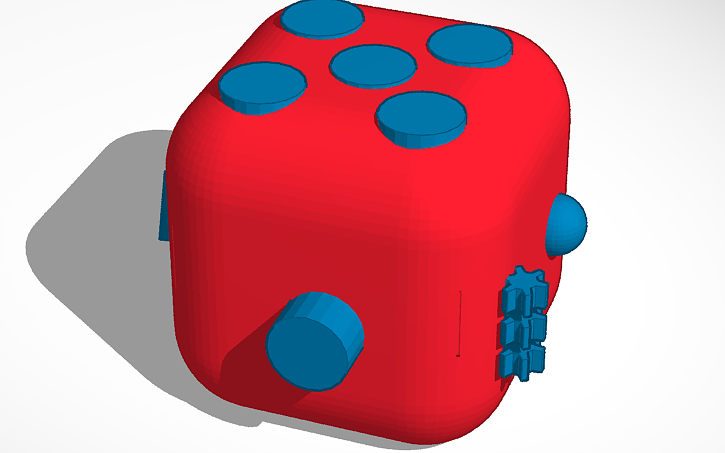 3D design fidget cube | Tinkercad