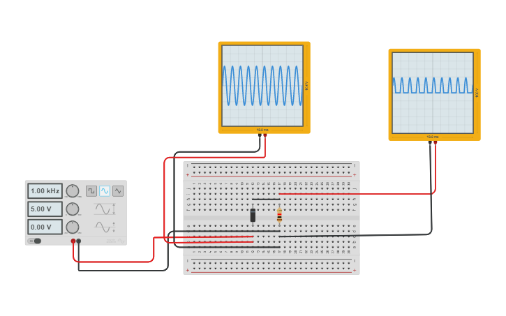 Circuit design Madhav-Half Way Rectifier - Tinkercad