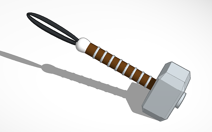 3d-design-thor-s-hammer-mjolnir-tinkercad