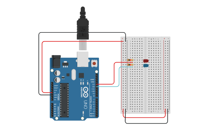 Circuit design My First Arduino Circuit - Tinkercad