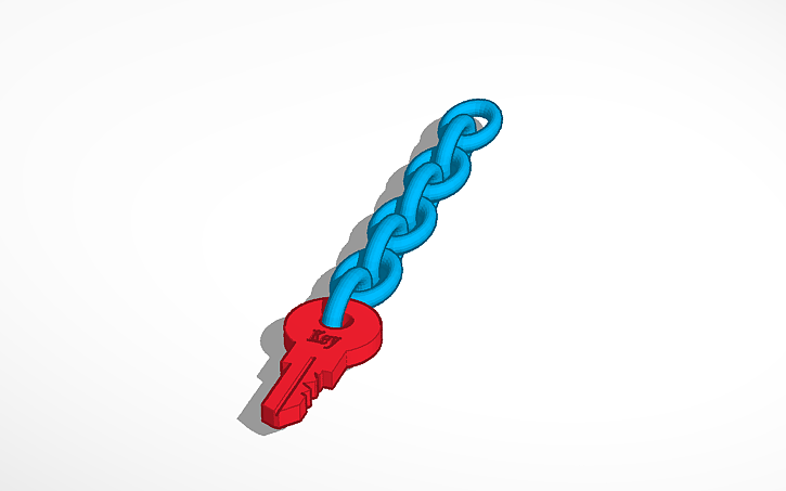 3D design Key Chain | Tinkercad