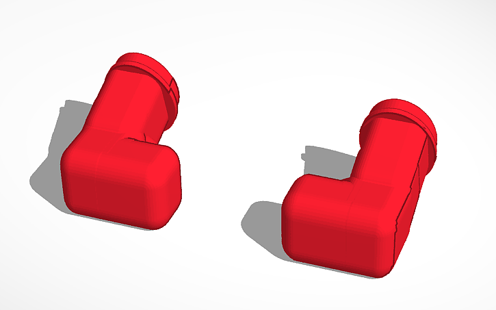 3D design Boxing Gloves - Tinkercad