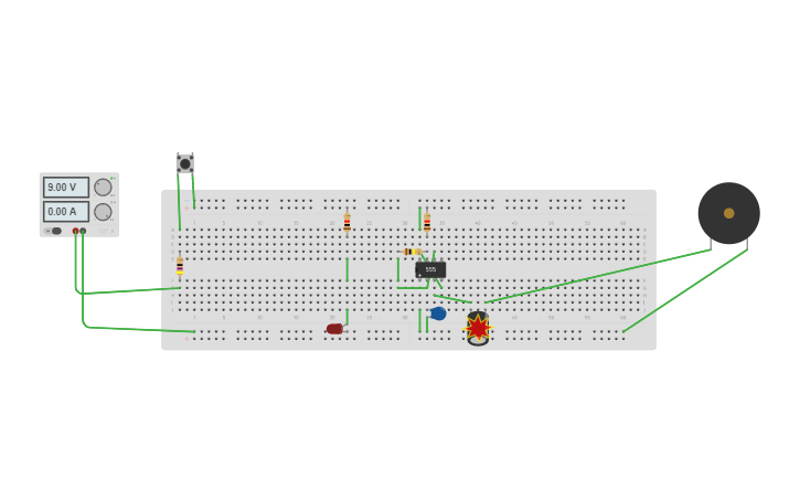 Circuit design video 1 ejerc. 4 | Tinkercad