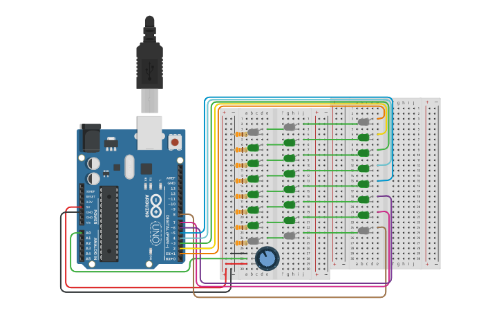 Circuit design Project #1 v3 | Tinkercad