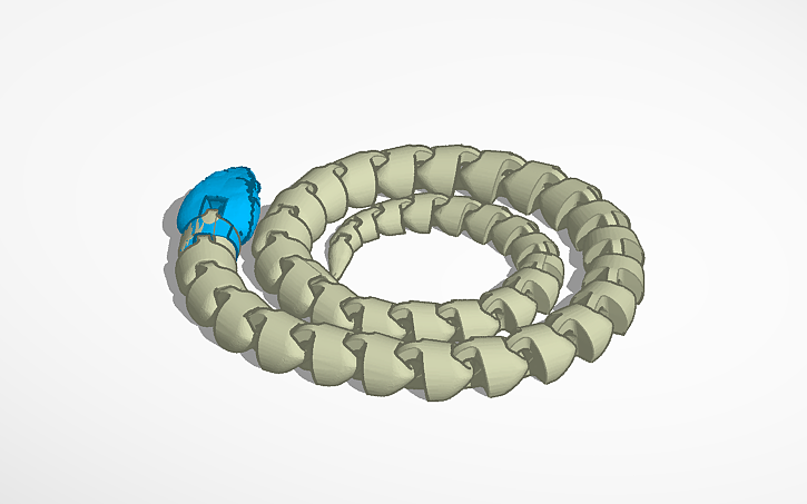 3D design Articulated Snakes | Tinkercad