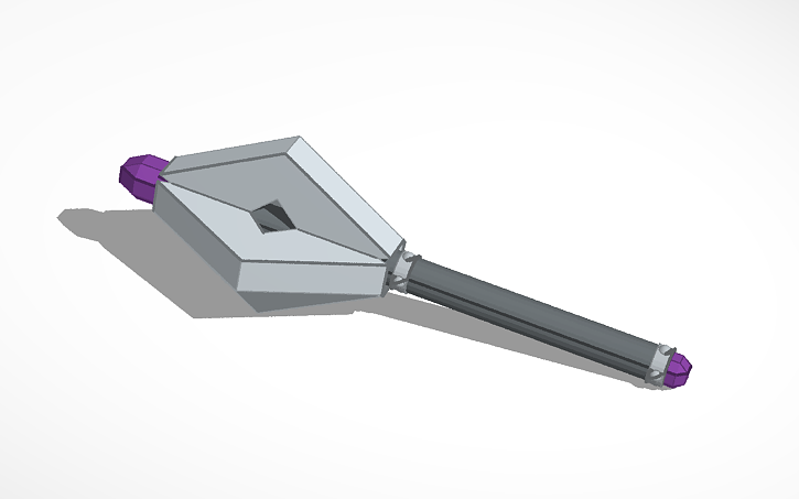 3D design mace - Tinkercad