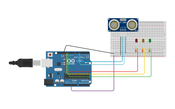 Circuit design Sensor de Sonido - Tinkercad
