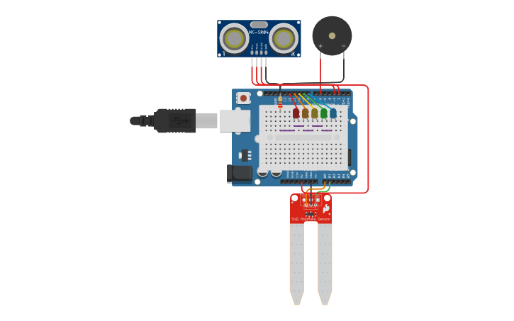 Circuit design Circuito SEN.H-SEN.U - Tinkercad