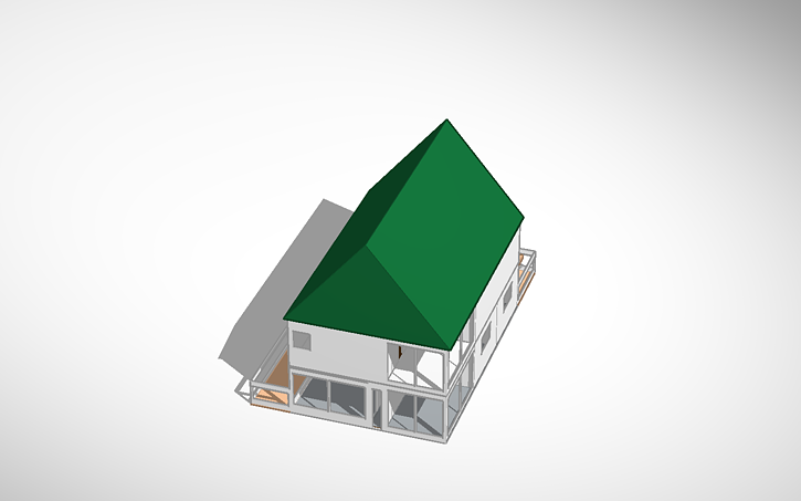 3D design cool house | Tinkercad
