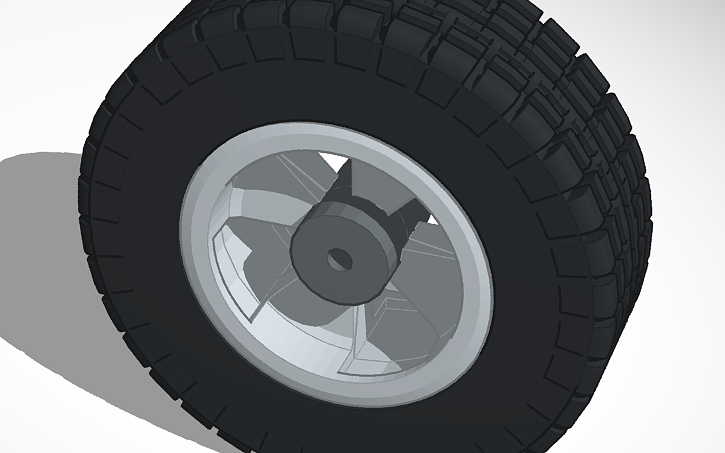 3D design Robot wheel 2 - Tinkercad