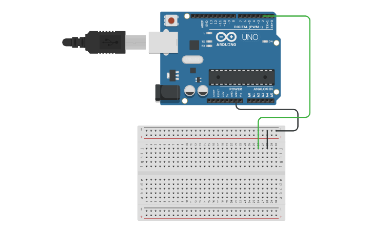 Circuit design arduino-laser - Tinkercad