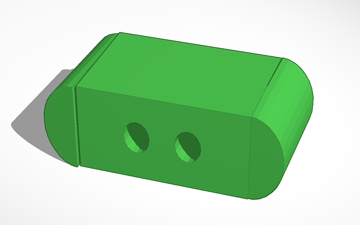 3D design Duffel Button - Tinkercad
