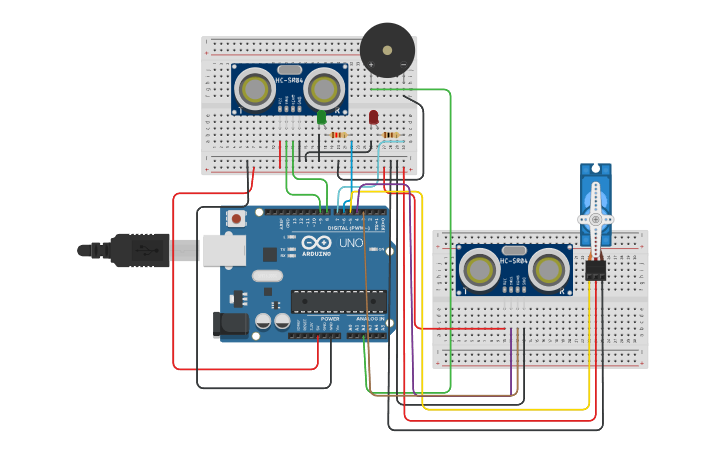 Circuit design 아두이노 IOT 프로젝트 - Tinkercad