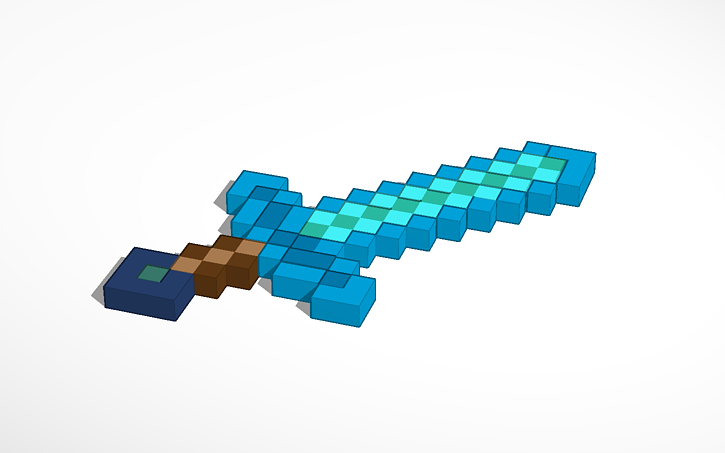 minecraft enchanted diamond sword png