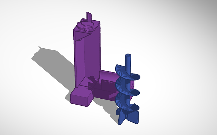 Lego Marble Run Screw Conveyor Tinkercad