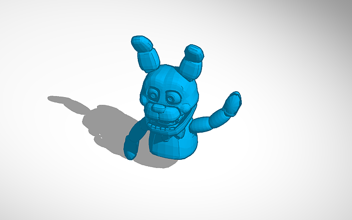 3D design FNAF VR (help wanted) waving Bon Bon model - Tinkercad