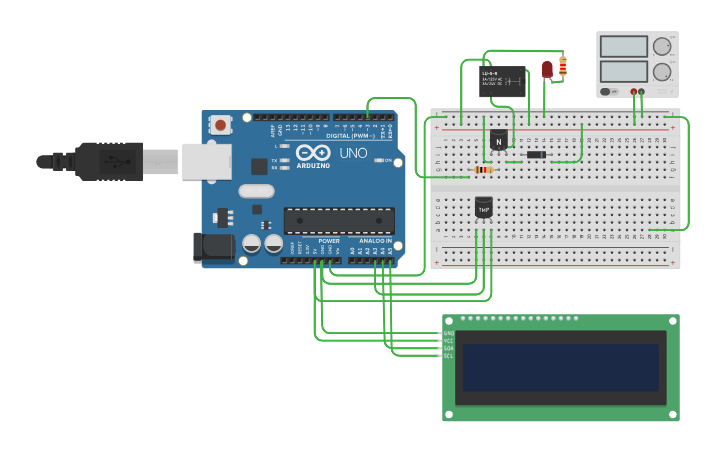 Circuit design desafio 4, nivel 4, de arduino santiago ramirez - Tinkercad