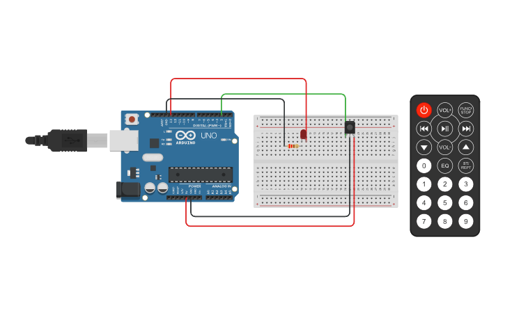 Circuit design IR - Tinkercad
