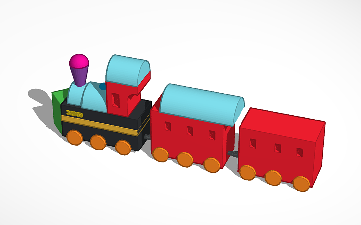 3D design 二義04 train | Tinkercad