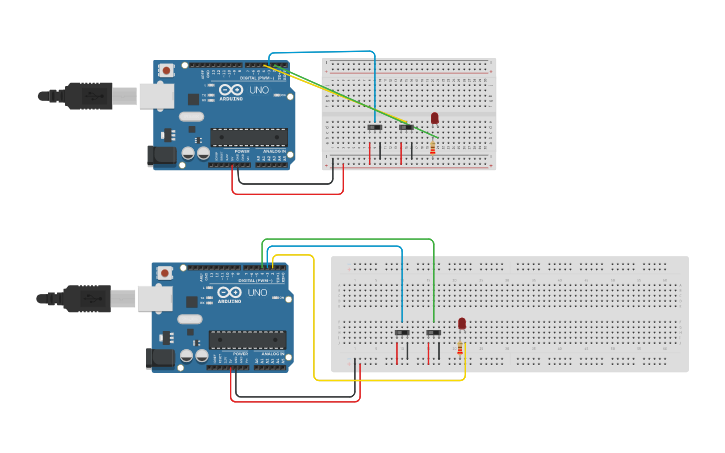 Circuit design Logic gates | Tinkercad