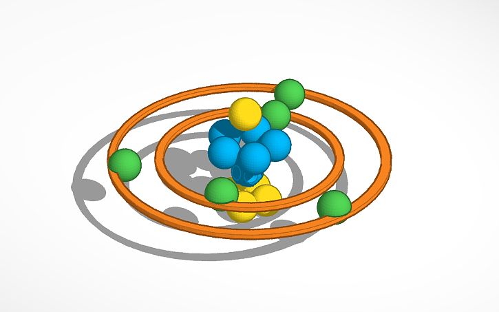 3D design Atom boron (kit) | Tinkercad