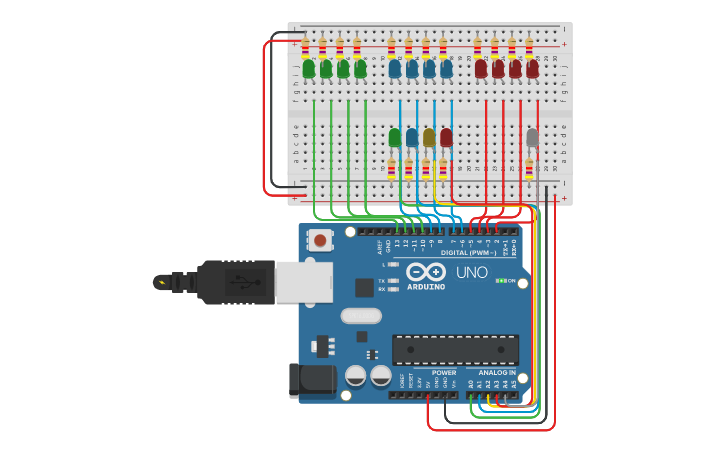 Circuit design LAB Arduino Calculator | Tinkercad