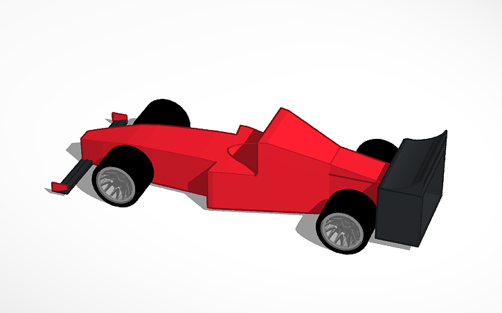 F1 Car Model Tinkercad