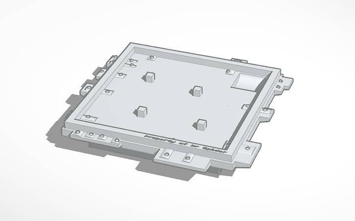 3D design Secret Lab Table | Tinkercad