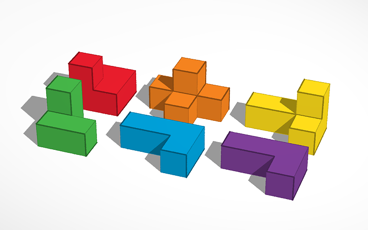 Puzzle Cube 1 3x3 Tinkercad