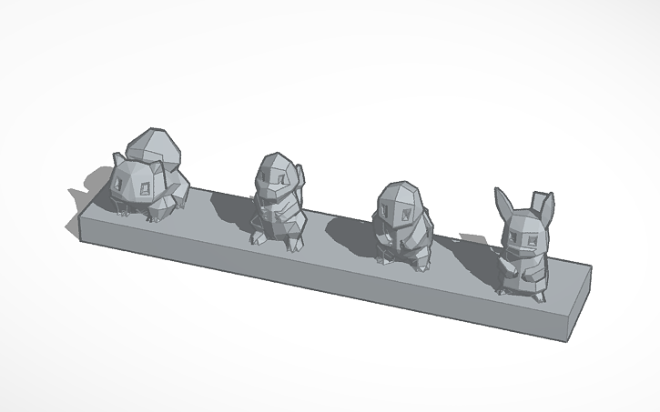 3D design Low Poly Starters | Tinkercad