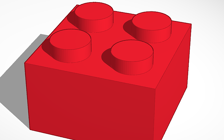 3d Design Lego Brick Tinkercad