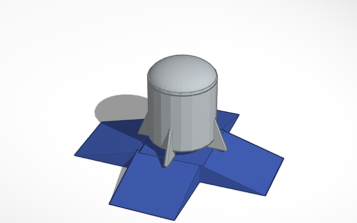 3D design Starhopper model - Tinkercad