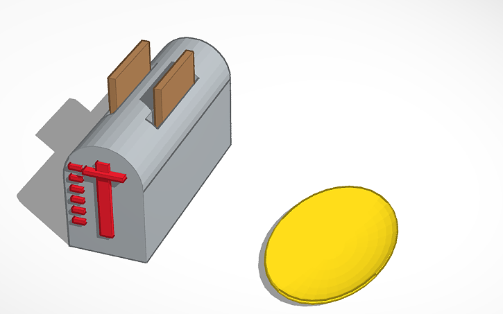 3D design toaster | Tinkercad