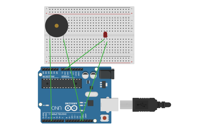 Circuit design SOUND SENSOR - Tinkercad