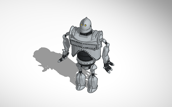 3D design the iron giant - Tinkercad