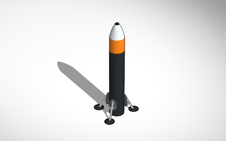 Solidworks Spacelander Design 3D design moon lander - Tinkercad