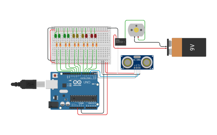 Circuit design ARDUINO 27.2 | Tinkercad