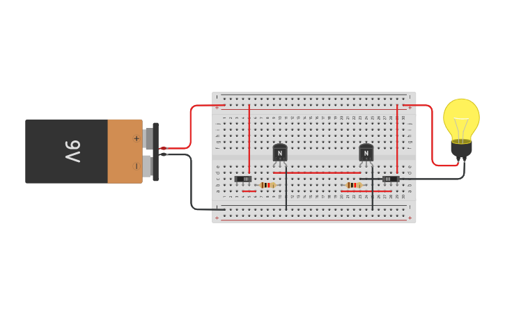 Circuit design Compuerta or | Tinkercad