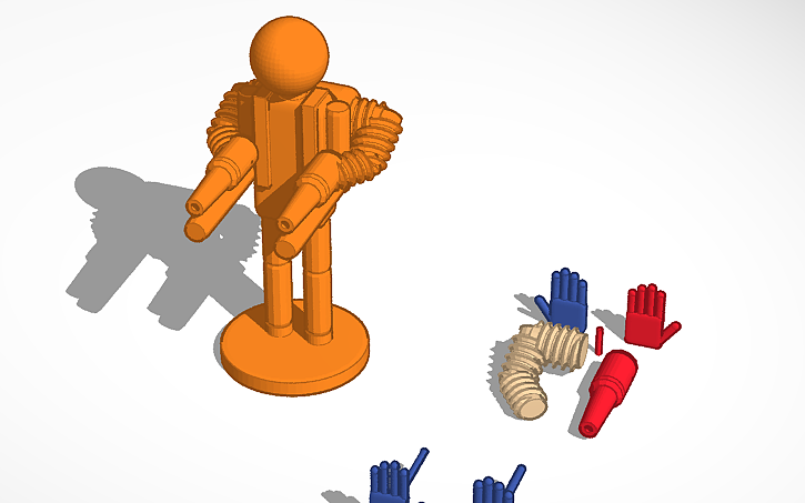 3D design 3d print rework of Poppy Playtime:The Player - Tinkercad
