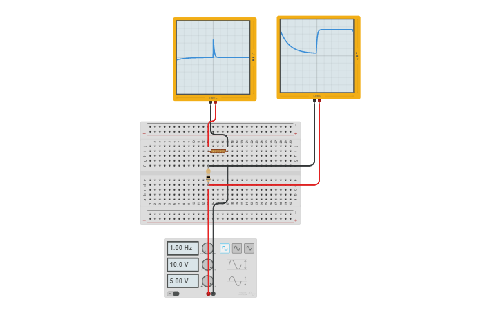 Circuit design inductor - Tinkercad